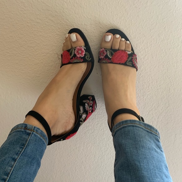 Shoes - Floral Heels